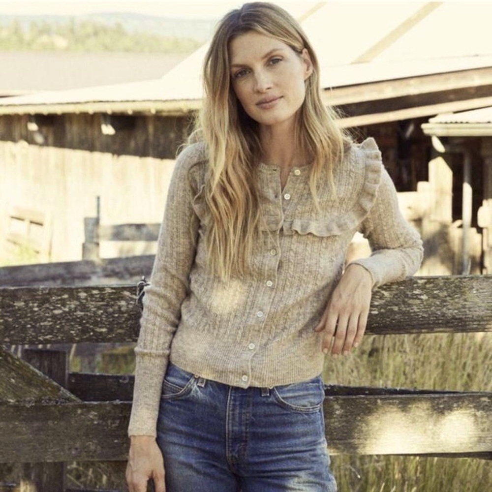 Doen Altheda Sweater Heathered Oatmeal XS